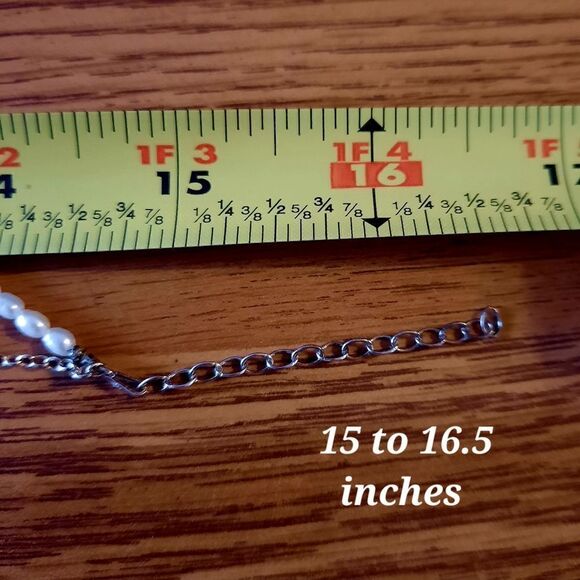 BARONI DESIGNS .925 Sterling Silver, Pearl Double Strand Necklace WEDDING GUEST! - Picture 8 of 10